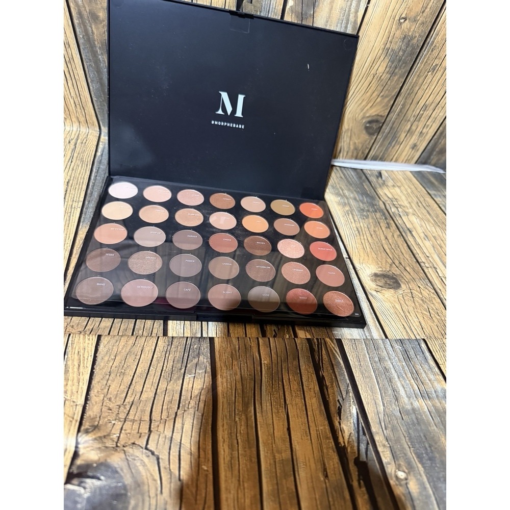 Morphe 35O Nature Glow Artistry Palette 35 Eyeshadow Shades Matte Shimmer Warm - Picture 5 of 11